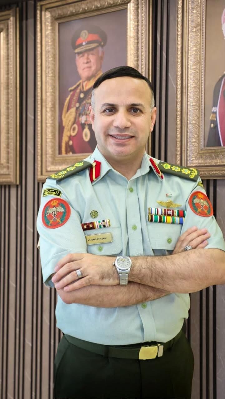 العقيد الركن موسى سالم النعيمات مبارك الترفيع