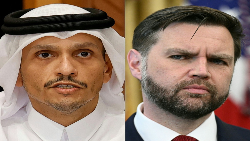 رئيس وزراء قطر يدعو في لقاء مع فانس إلى استئناف الجهود الدبلوماسية للتوصل إلى اتفاق مع إيران