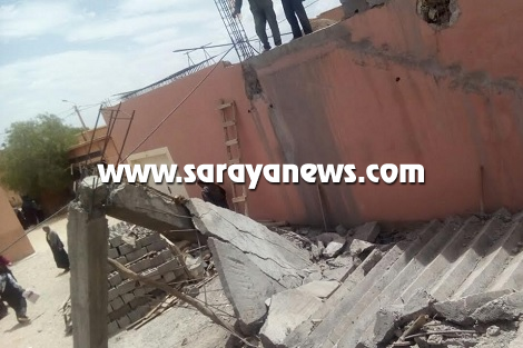 جرش: سقوط درج منزل على طفلة في قضاء برما