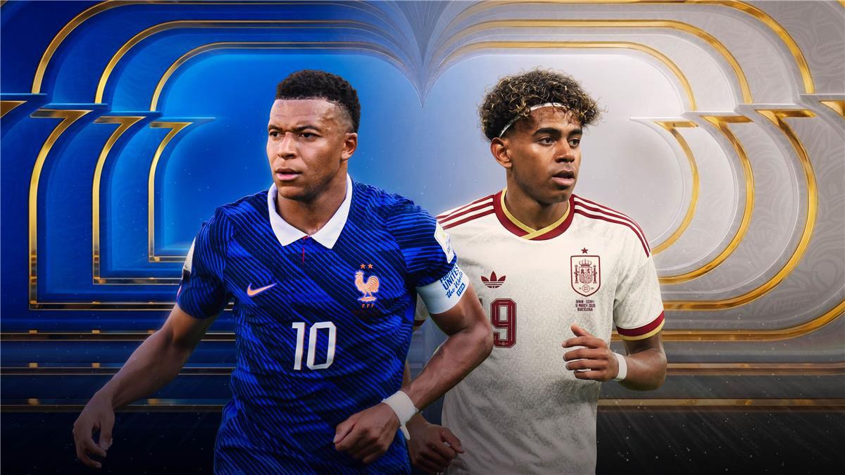 التشكيلة الرسمية لفرنسا وإسبانيا في نصف نهائي كأس العالم