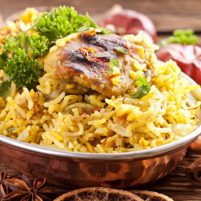 طريقة عمل رز بخاري باللحم على اصوله