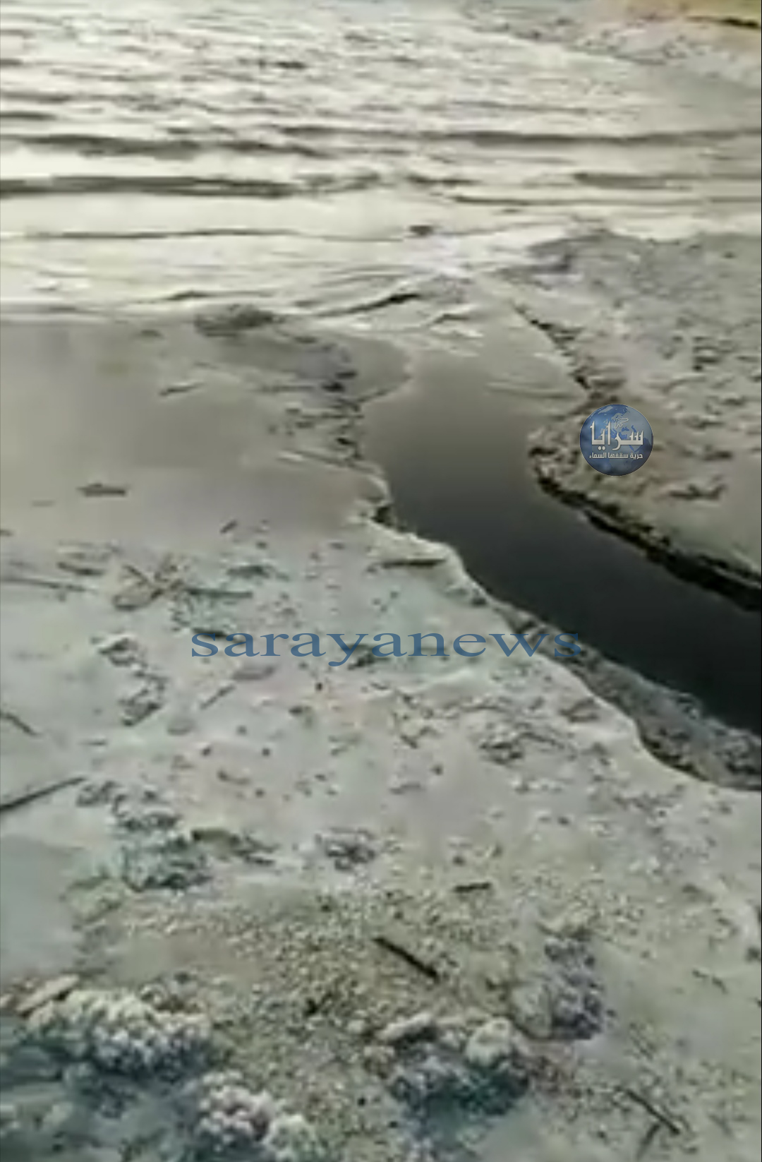 العدوان: يستحيل أن تكون المياه السوداء في البحر الميت نفطا 