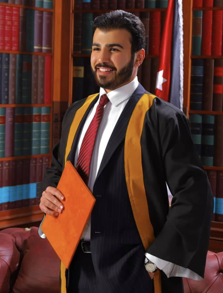 يزيد صلاح الخليفات  ..  مبارك الماجستير 