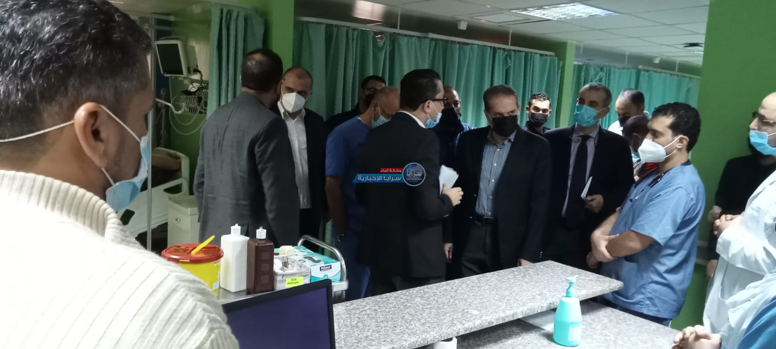وزير الصحة في مستشفى جرش بعد تسجيل 9 حالات تسمم جديدة ..  صور 