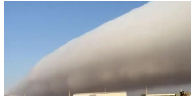 سلطنة عُمان تشهد ظهور السحابة الأسطوانية