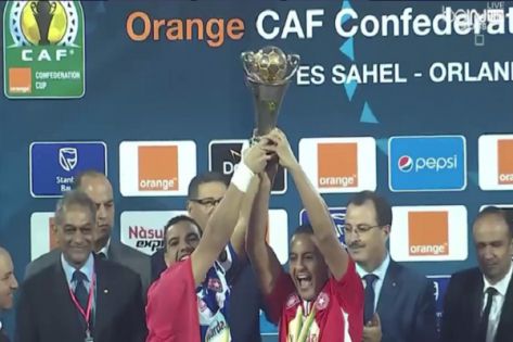 النجم الساحلي يتوج بلقب كأس الاتحاد الأفريقي