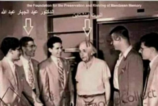 صورة "عالم فيزياء عراقي مع آينشتاين" ..  ما حقيقتها؟