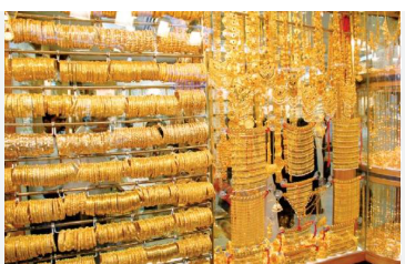 الذهب عيار 21 محليا يفقد مستوى 70 دينارا وينخفض إلى 69.2 دينارا للغرام