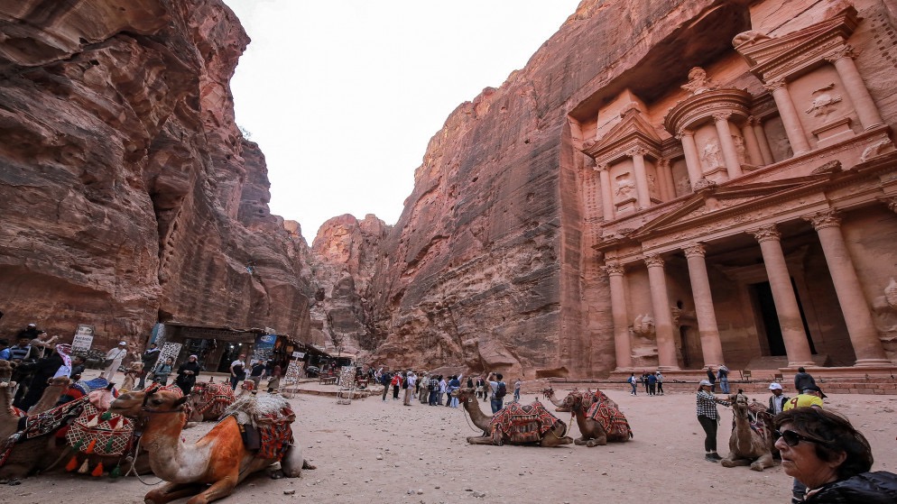 7777 زائر للبترا خلال أول يومين من عيد الفطر