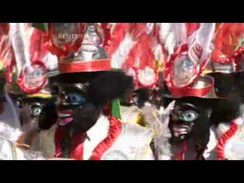 بالفيديو  ..  بوليفيا تحاول كسر الرقم القياسي للرقصة الشعبية "لا مورينادا"
