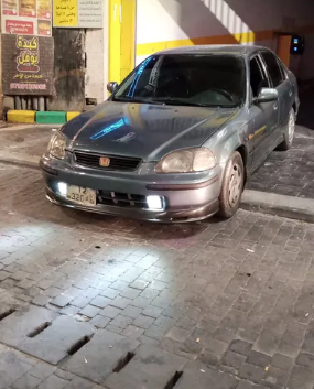 هوندا سيفيك 1998 لون ازرق بحاله جيدة جدا