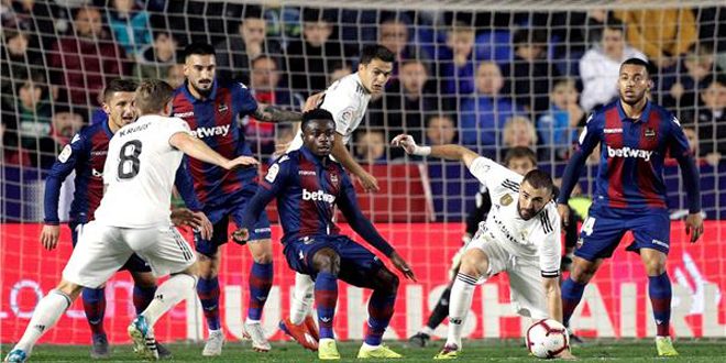 ليفانتي يهزم ريال مدريد  