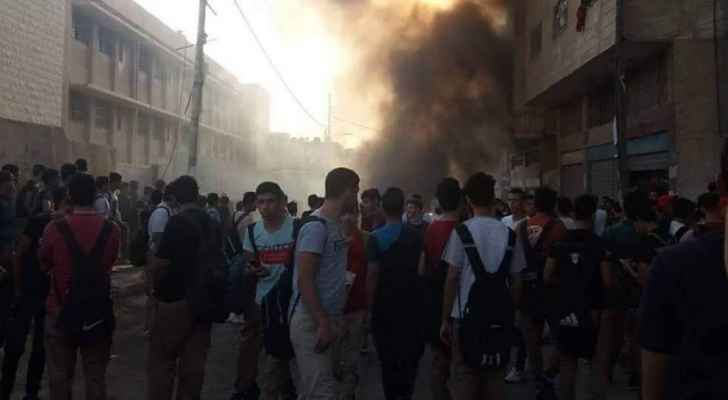 محافظ الزرقاء : اتخاذ إجراءات قانونية وإدارية بحق طلبة أخلوا بالنظام العام ..  فيديو .. 
