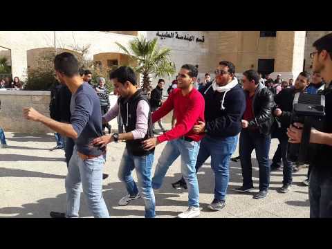 بالفيديو  ..  رقصة "البطريق" تغزو الجامعة الهاشمية 