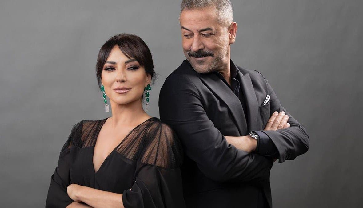 بالفيديو والصور  ..  أمل عرفة و عبد المنعم عمايري يكسران قلوب الجماهير 