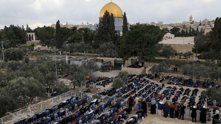 الآف المصلين في الأقصى يؤدون صلاة الغائب على ضحايا مسجدي نيوزيلندا