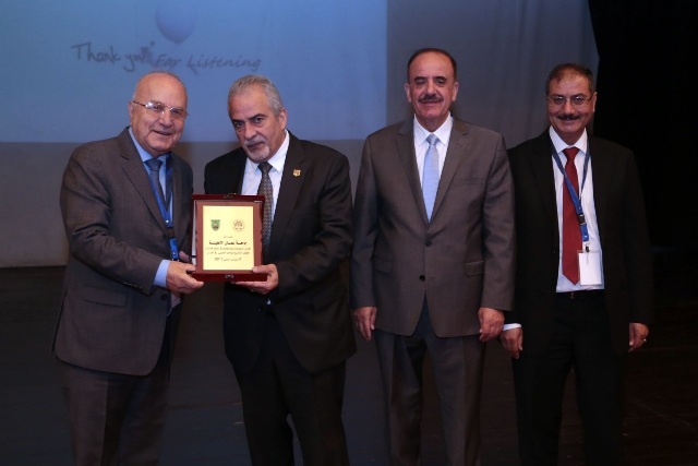 المؤتمر التاسع للبحث العلمي في الاردن يكرّم جامعة عمان الاهلية 