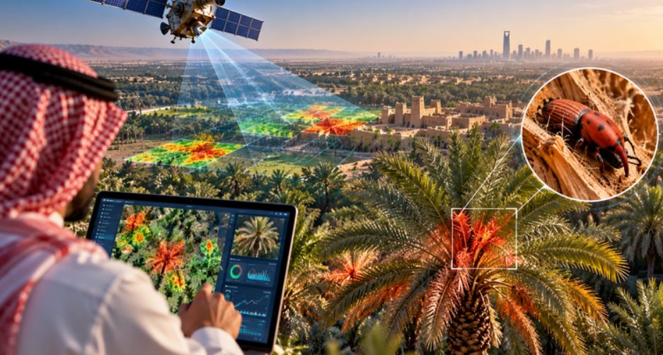 السعودية تستعين بتقنيات الفضاء لرصد سوسة النخيل الحمراء