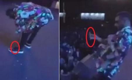 عراقيون يرمون على الفنان محمد رمضان ساعات ثمينة - فيديو