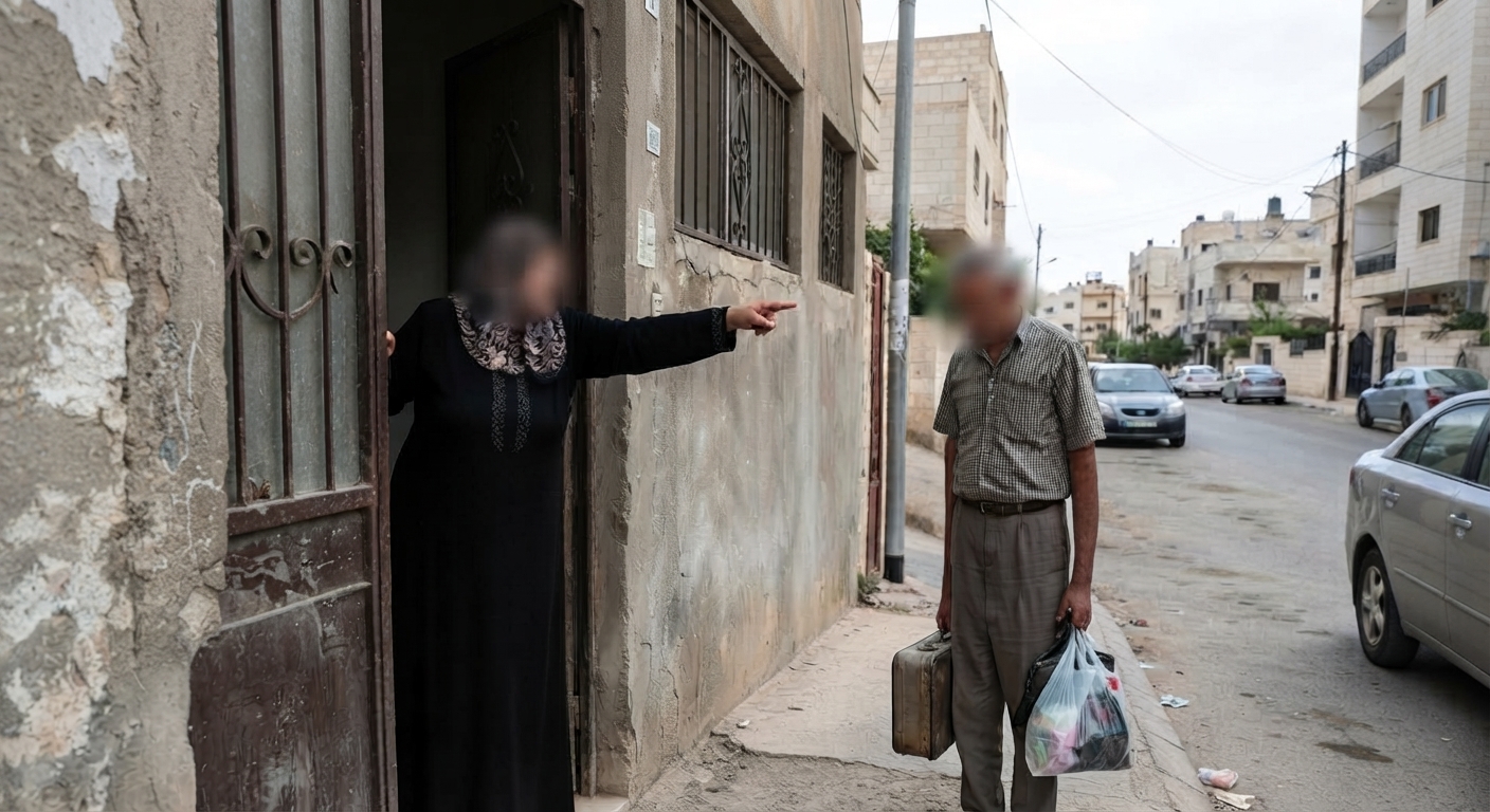 سيدة تطرد زوجها الخمسيني من المنزل بسبب رسالة غزل على "تيك توك" في اربد