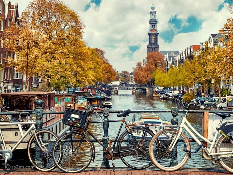 أمستردام: جمال القنوات والدراجات في هولندا