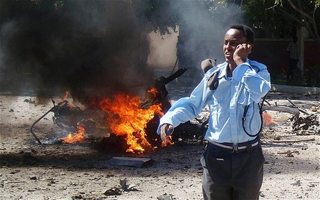 مقتل 9 في هجوم بقنبلة على مركبة للأمم المتحدة في الصومال