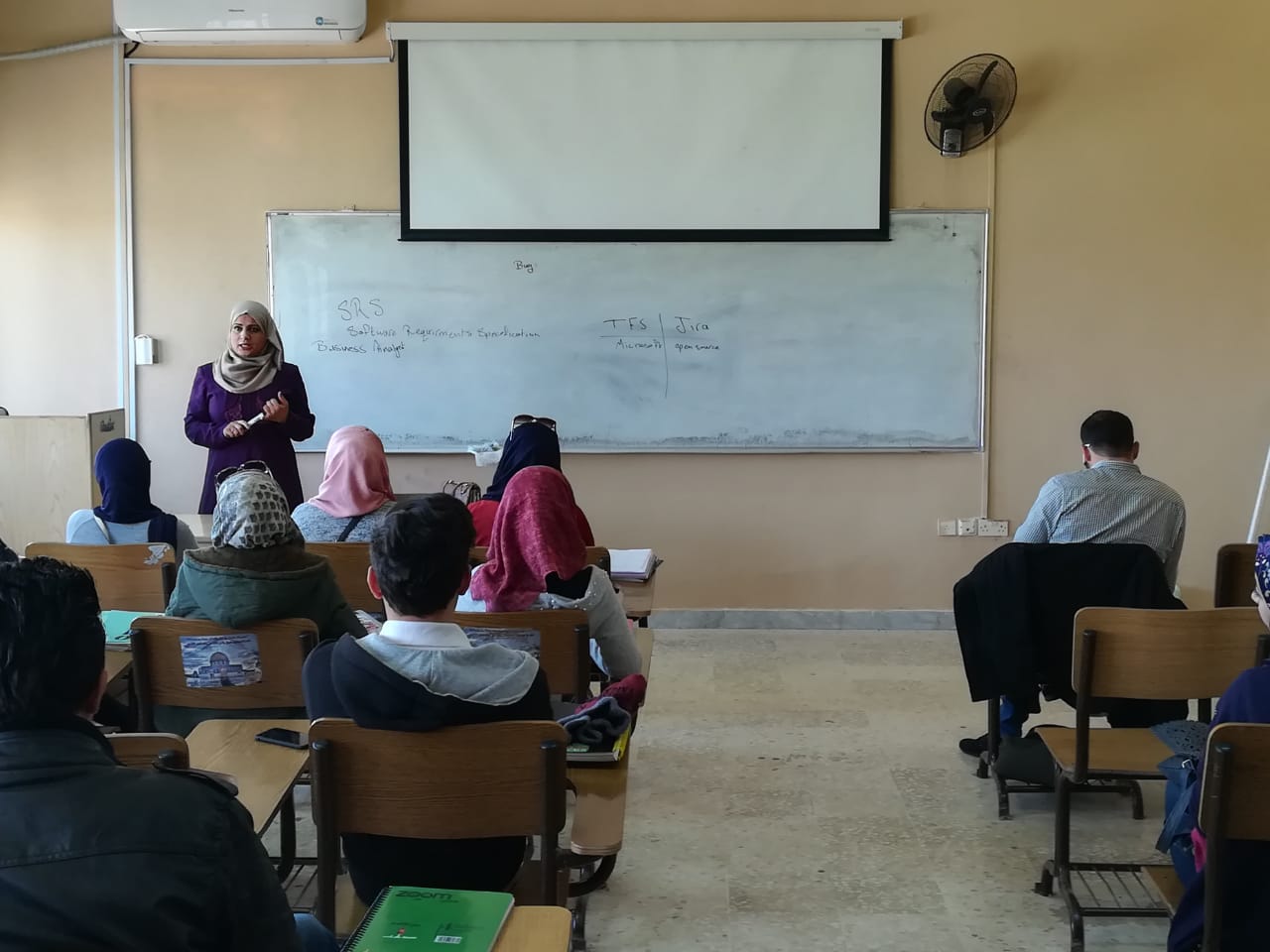 "جودة البرمجيات في سوق العمل" محاضرة في جامعة الزيتونة الأردنية