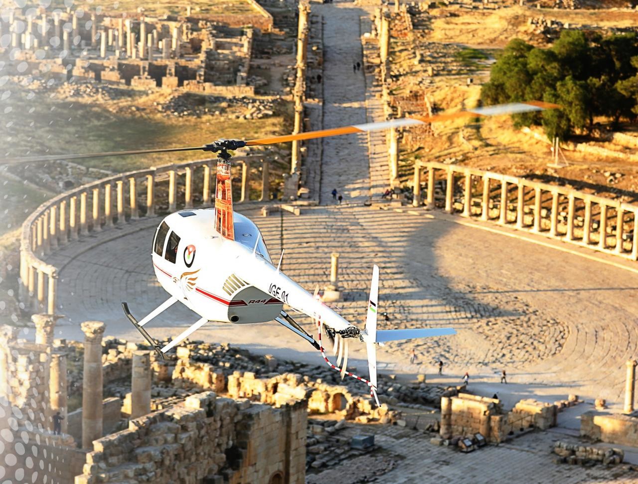 بالفيديو ..  أول رحلة بالتاكسي الطائر في الأردن