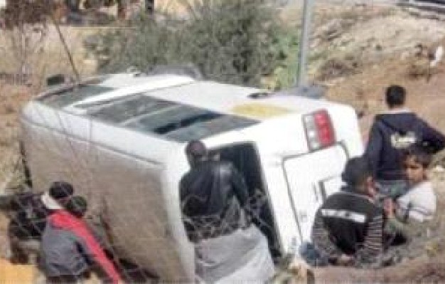 إصابة (10) هنود و باكستانيين بحادث تدهور في الزرقاء