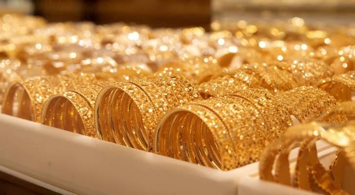 ارتفاع أسعار الذهب 40 قرشًا في الأردن السبت