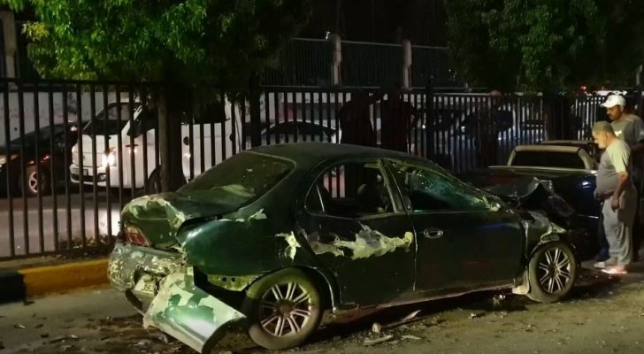 بالفيديو ..  حادث سير بين أكثر من 10 مركبات في اربد