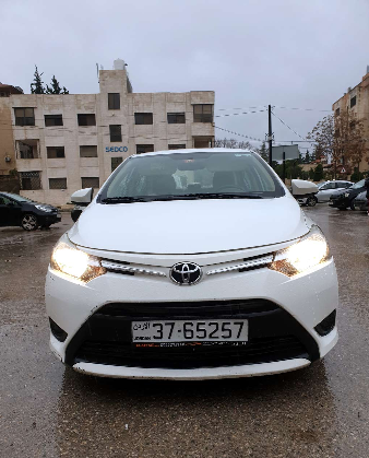 تويوتا يارس 2016 دفعة 2750 فحص كامل بحالة الوكالة سعر مغري جدا جمرك جديد 