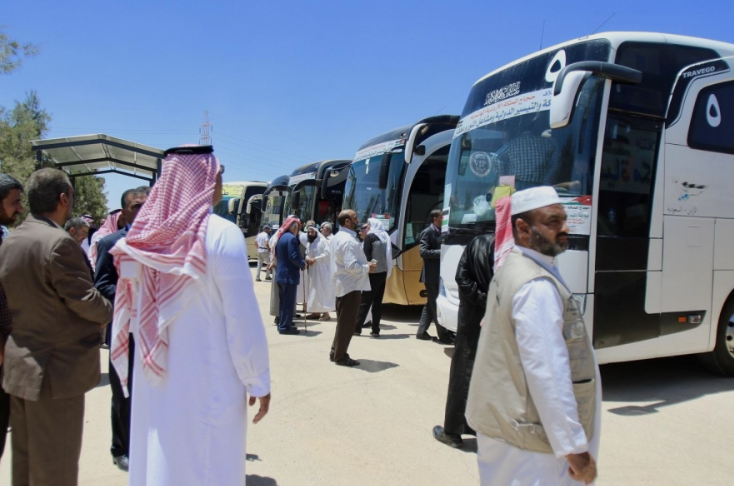 انطلاق أول قافلة للحجاج الأردنيين براً اليوم 