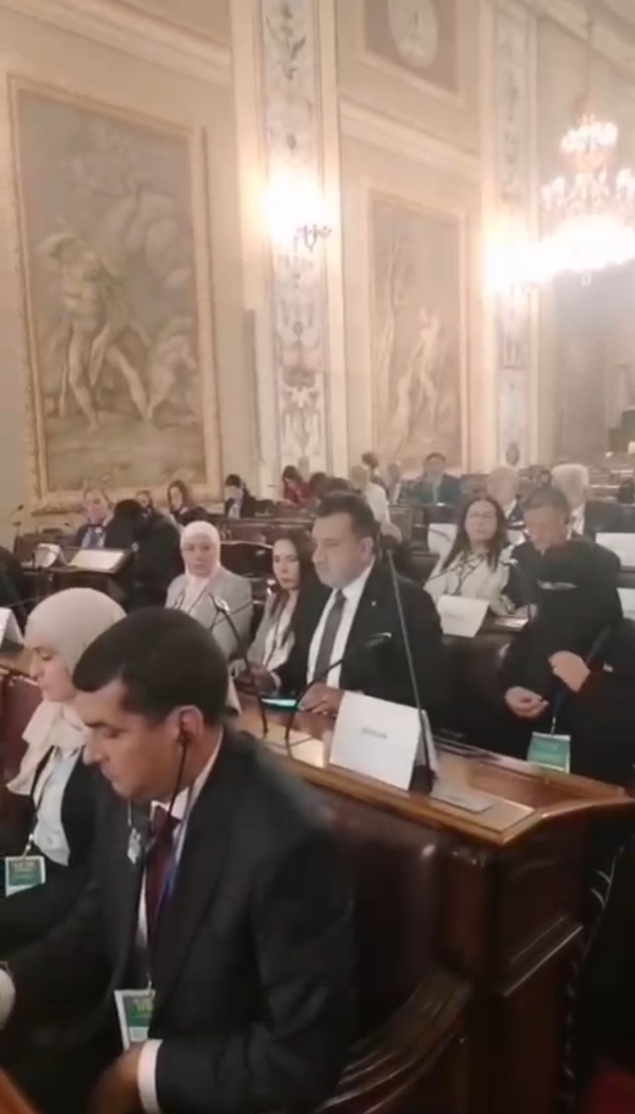 السعود يدعو من مؤتمر السلام في باليرمو في إيطاليا لتحرك دولي عاجل لإنهاء الاحتلال وإقامة الدولة الفلسطينية .. فيديو 