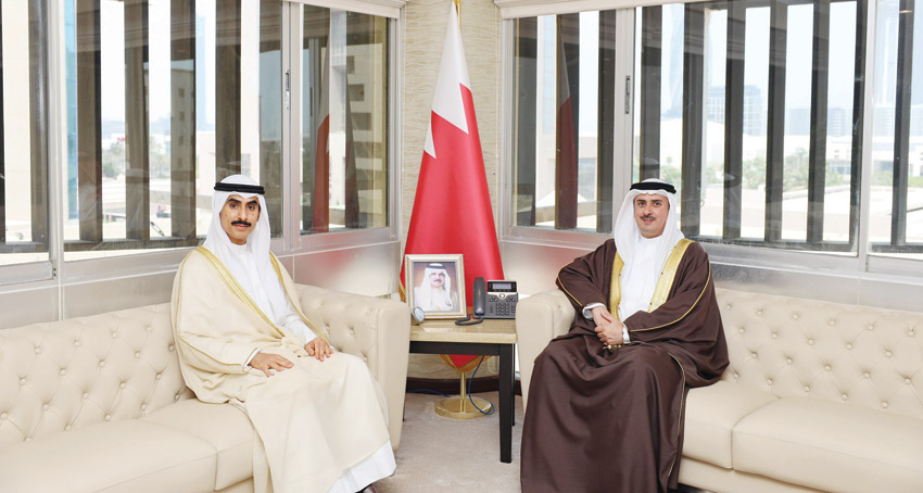 وزير العدل البحرين يشيد بالعلاقات الثنائية مع الكويت