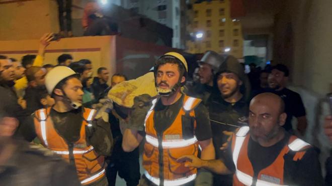 3 شهداء بينهم قيادي بارز في الجهاد بغارة إسرائيلية على شقة سكنية في خان يونس