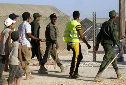 22 إصابة من الأمن والدرك بأعمال شغب واسعة في الزعتري