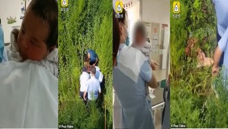 لسبب صادم  ..  أم تلقي برضيعها من فوق جسر شاهق