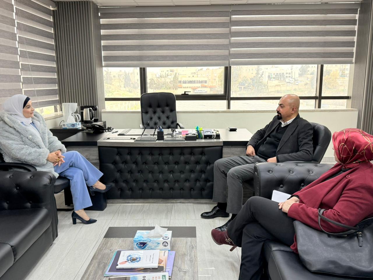 تربية لواء سحاب تبحث مع الكلية الجامعية الوطنية للتكنولوجيا تفعيل التعليم القائم على العمل