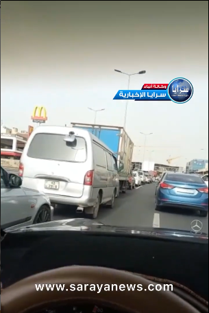 بالفيديو  ..  ازدحامات مرورية خانقة في عمان الخميس 