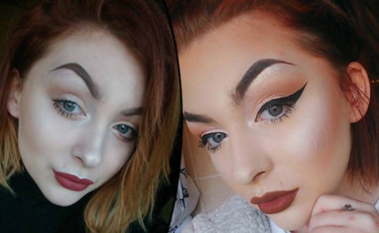 بالصور ..  فسخ علاقته بها بعد أن رأها بلا مكياج!