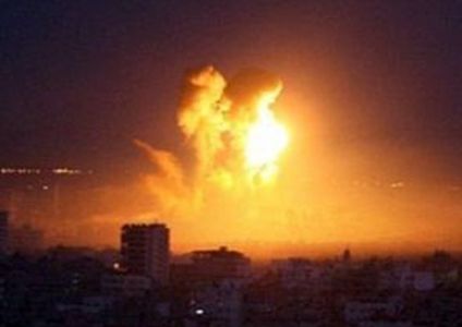 اصابة 3 مواطنين في قصف لى شمال غزة