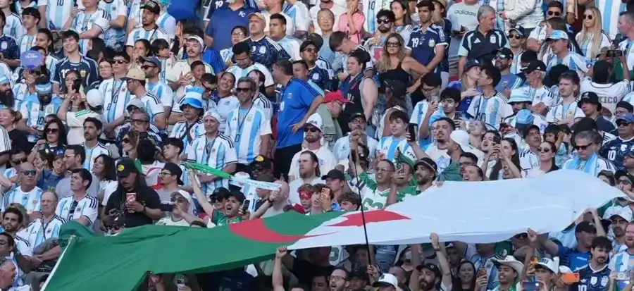 قبل لقاء النشامى  ..  تحذير لمشجعي منتخب الجزائر في سان فرانسيكو  ..  صورة 