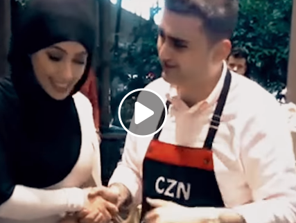 بالفيديو  .. الشيف التركي بوراك يعرض الزواج على مغنية عربية ..  ما القصة؟