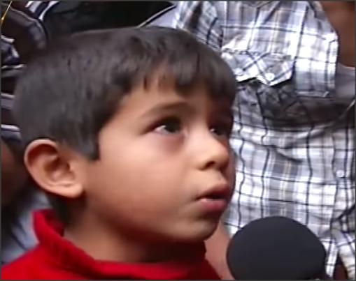 بالفيديو .. طفل يشكي ظلم الأحتلال 