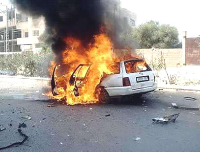 عمان : حريق يلتهم مركبتين بالقرب من المدينة الطبية ومستشفى البشير 