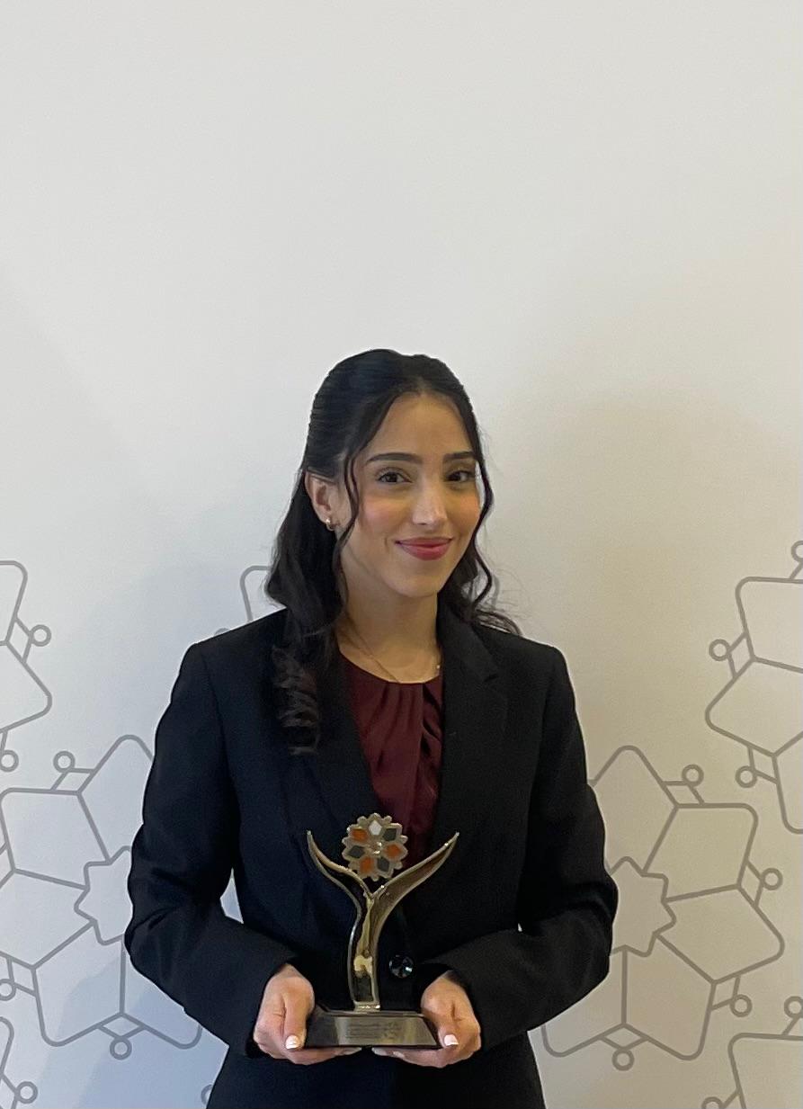 الدكتورة دانية جهاد مهيدات  ..  مبارك التكريم 