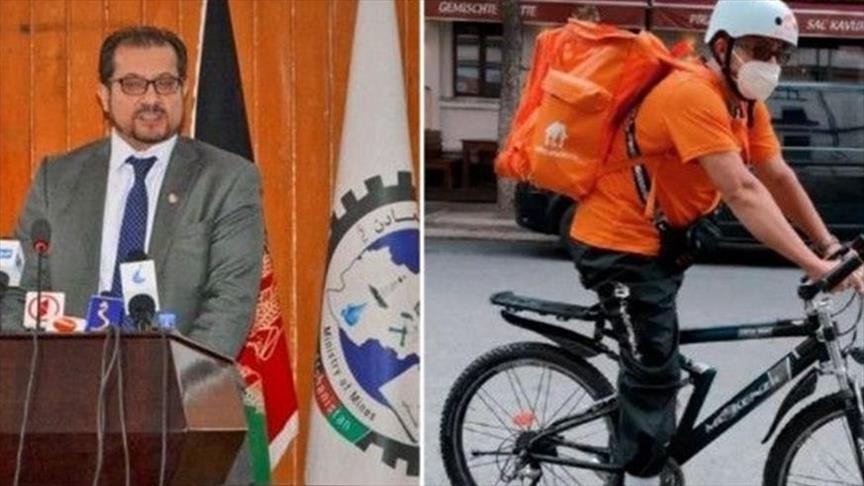 بالصور  ..  الوزير السابق "سادات" يتحول لعامل "توصيل طلبات" في ألمانيا