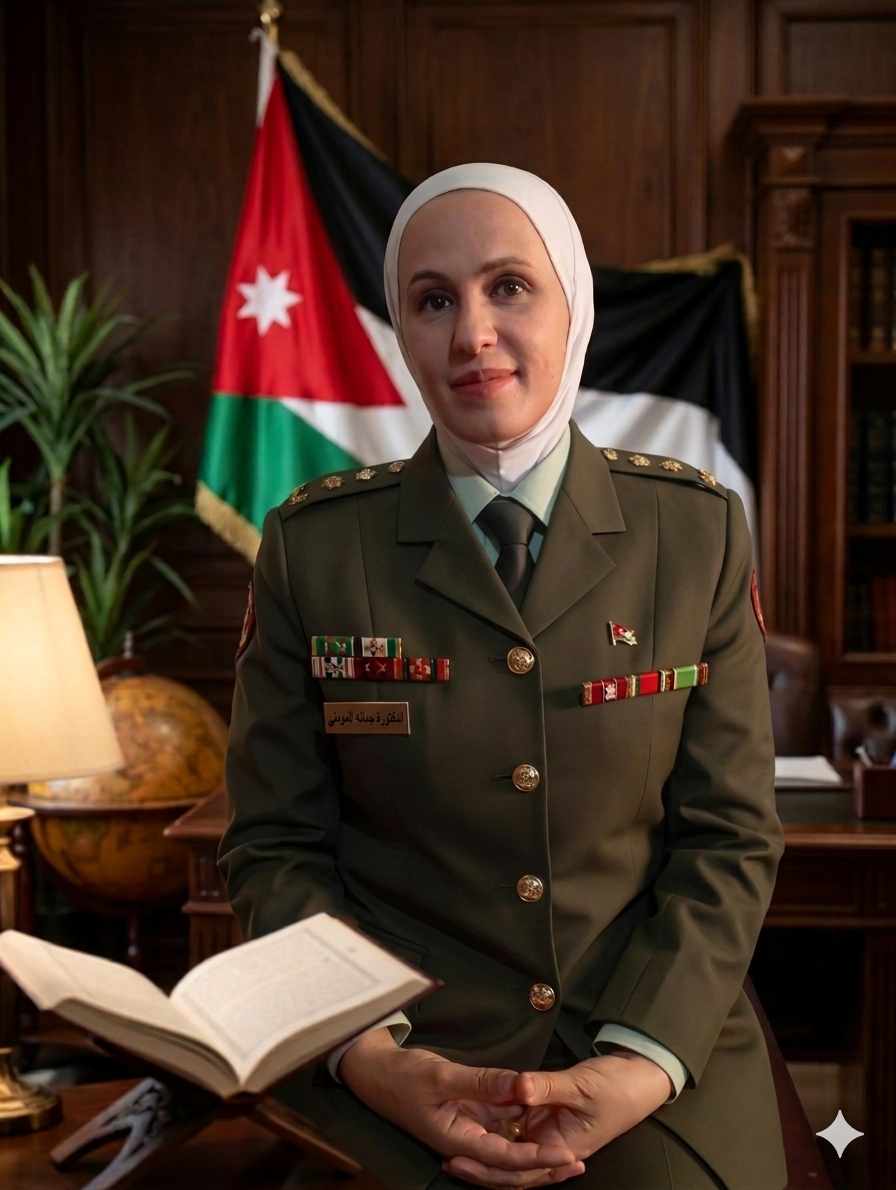 جمانه المومني مبارك الترفيع الى رتبة مقدم