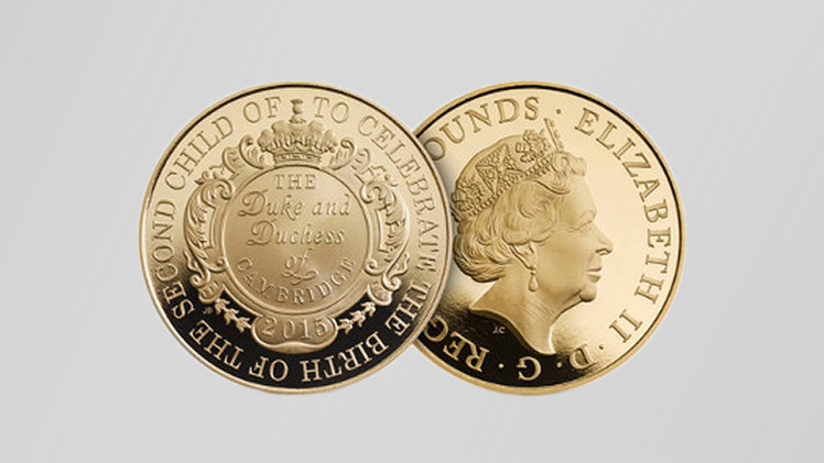 قطع نقدية جديدة تسك تكريما لولادة الأميرة البريطانية الجديدة